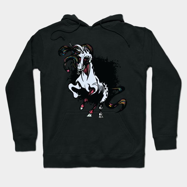 Dark Unicorn Hoodie by rueckemashirt